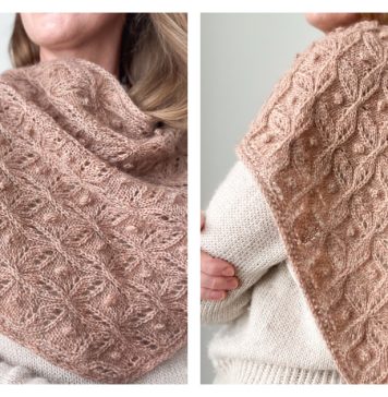 Daisy Chain Scarf Free Knitting Pattern