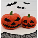 Ghostly Gourds Free Knitting Pattern