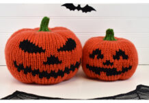 Ghostly Gourds Free Knitting Pattern