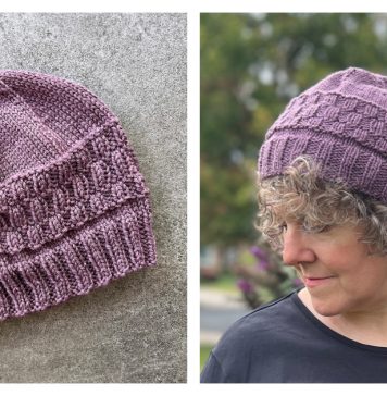 Hawksbill Mountain Hat Free Knitting Pattern