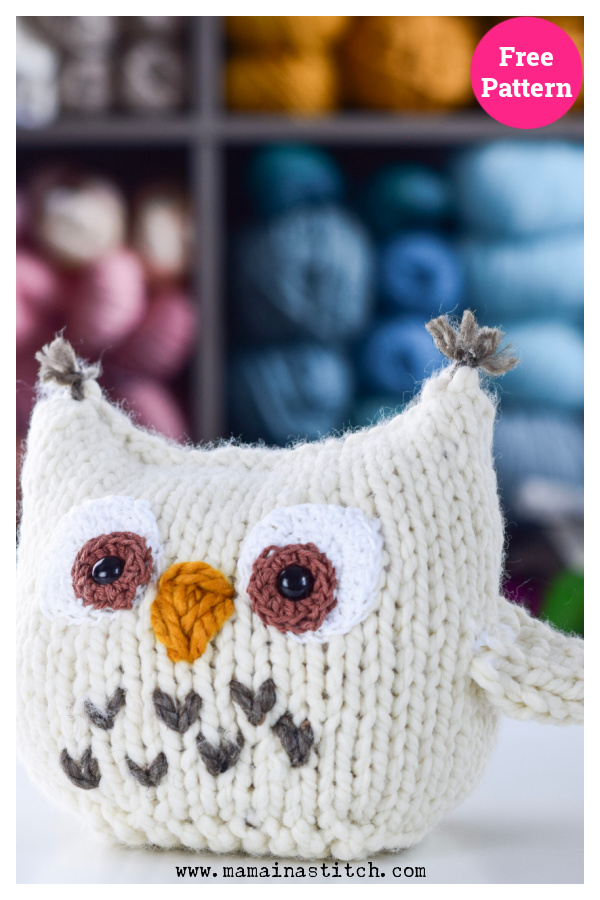 Hoot The Owl Free Knitting Pattern