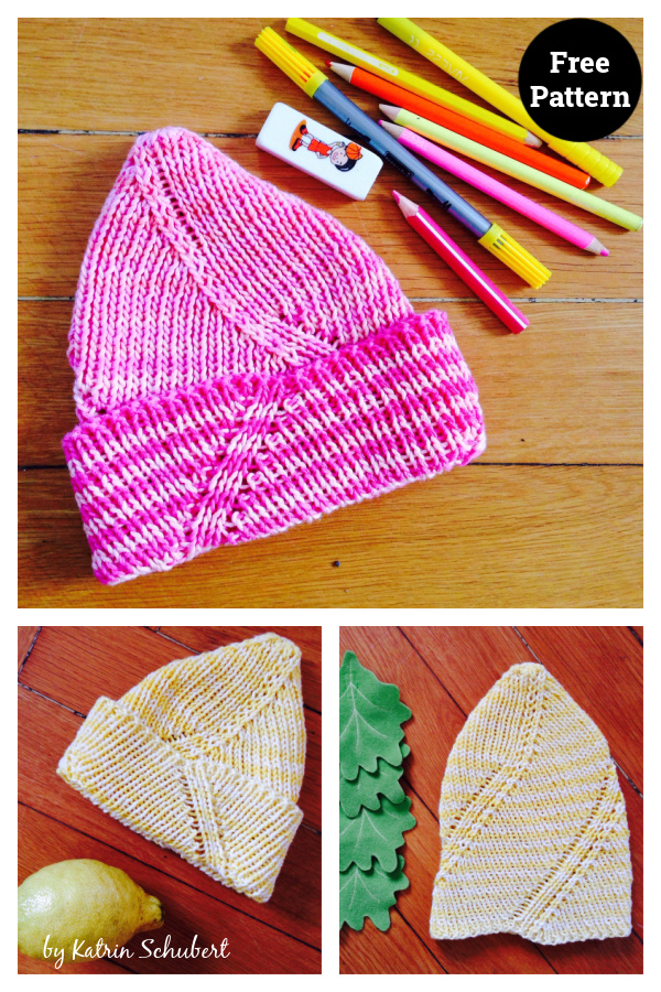 Lemonz Baby Hat Free Knitting Pattern