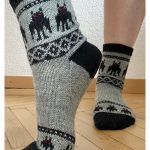 Mothman Socks Knitting Pattern