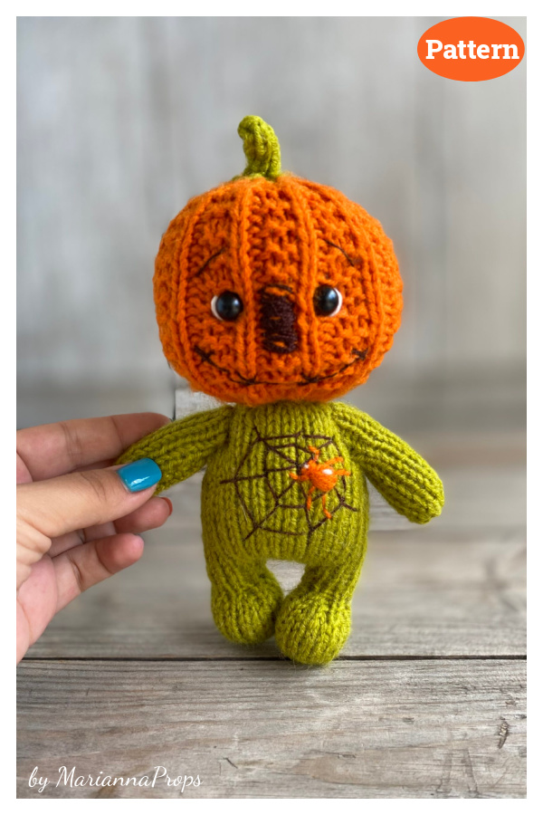 Mr Pumpkin Knitting Pattern
