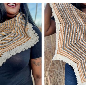 Mulled Cider Shawl Free Knitting Pattern