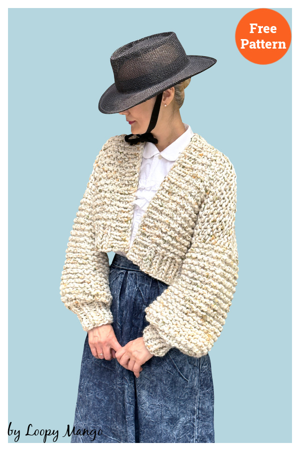 My First Cardigan Free Knitting Pattern