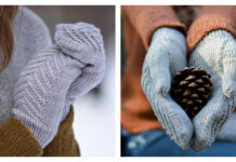 Northbound Mitts Free Knitting Pattern