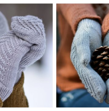 Northbound Mitts Free Knitting Pattern