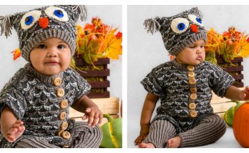 Oliver the Owl Onesie Free Knitting Pattern