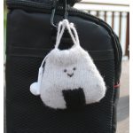 Onigiri Earbud Bag Free Knitting Pattern