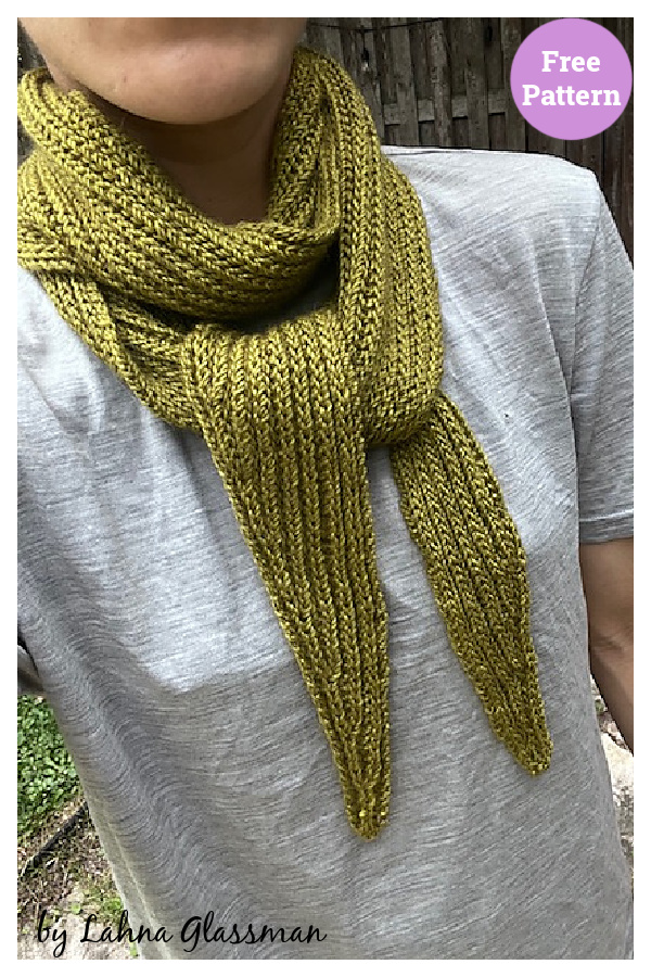 Ousia Scarf Free Knitting Pattern