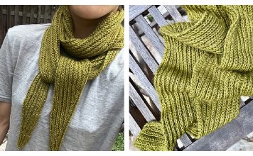 Ousia Scarf Free Knitting Pattern