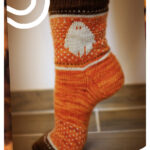 Percy Ghost Socks Free Knitting Pattern
