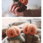 Pumpkin Head Doll Knitting Pattern