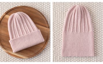 Rosy Dawn Hat Free Knitting Pattern