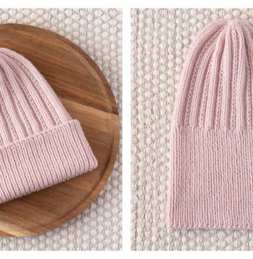 Rosy Dawn Hat Free Knitting Pattern