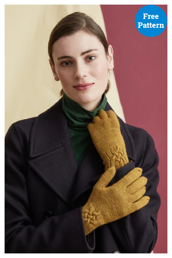 SKELBO Finger gloves Free Knitting Pattern