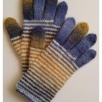 Scrappy Stripey Gloves Free Knitting Pattern
