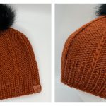 Slip and Purl Hat Free Knitting Pattern