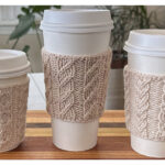 Vanilla Chai Cup Cozies Free Knitting Pattern