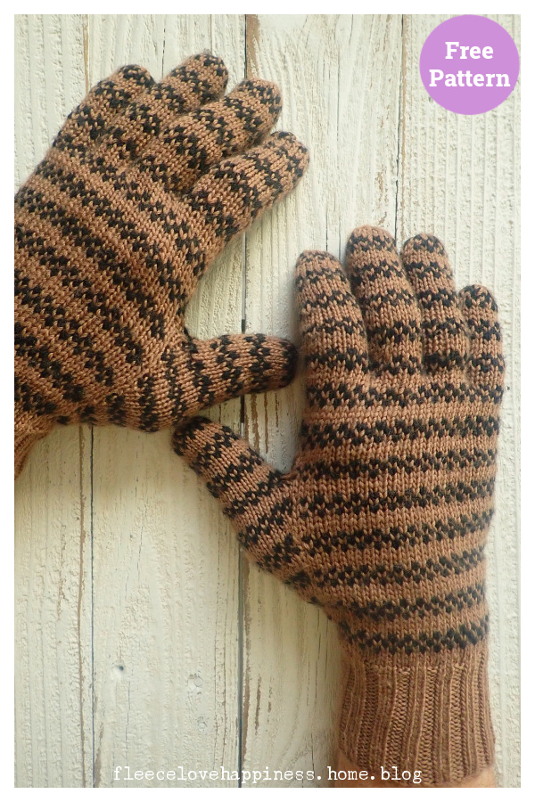 Warming Up Gloves Free Knitting Pattern