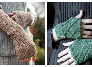 10+ Lace Fingerless Mitts Knitting Patterns