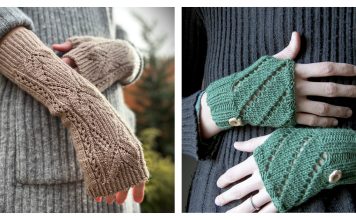 10+ Lace Fingerless Mitts Knitting Patterns