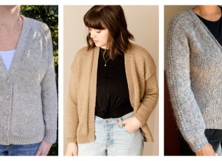 Basic Cardigan Free Knitting Patterns