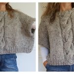Brittany Poncho Free Knitting Pattern