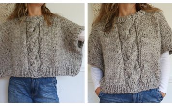 Brittany Poncho Free Knitting Pattern Brittany Poncho Free Knitting Pattern