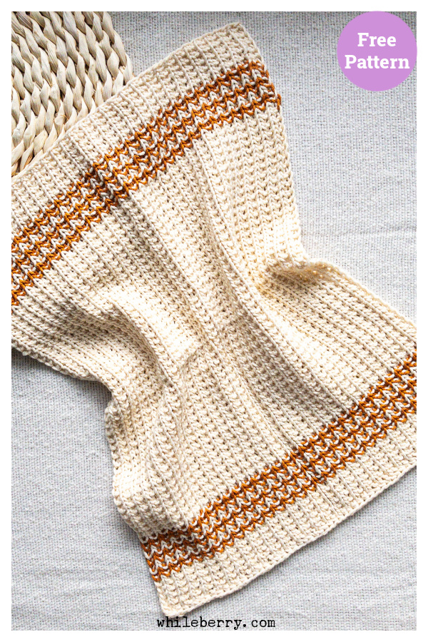 Buttermilk Tea Towel Free Knitting Pattern
