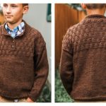 Dathan Pullover Sweater Free Knitting Pattern