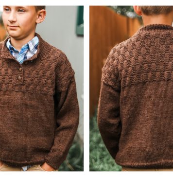 Dathan Pullover Sweater Free Knitting Pattern