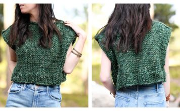 Easy Alpine Vest Free Knitting Pattern