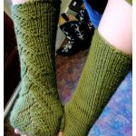 Foliage Lace Mitts Free Knitting Pattern