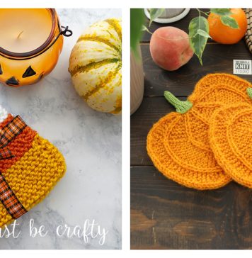 Halloween Coaster Knitting Patterns
