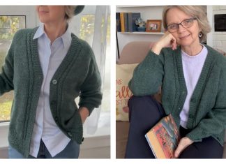 Hunglish Fall Cardigan Free Knitting Pattern and Video Tutorial