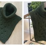 Leaf Fall Cowl Free Knitting Pattern