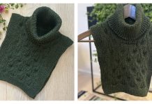 Leaf Fall Cowl Free Knitting Pattern