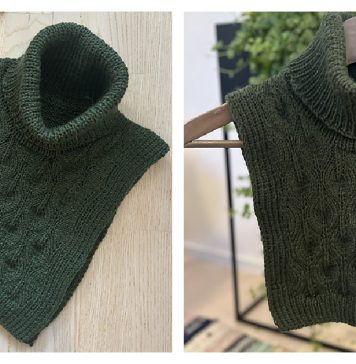 Leaf Fall Cowl Free Knitting Pattern
