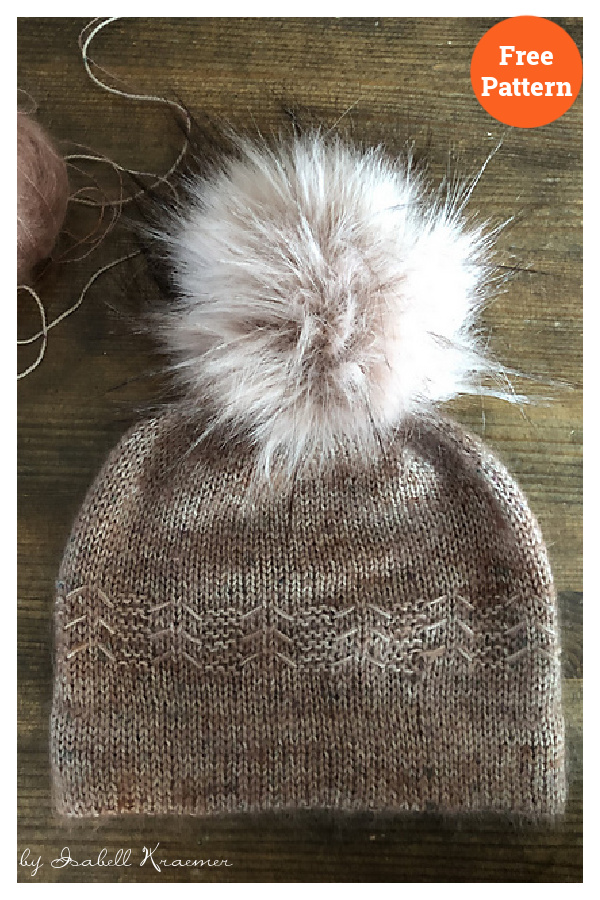 Leni Casual Hat Free Knitting Pattern