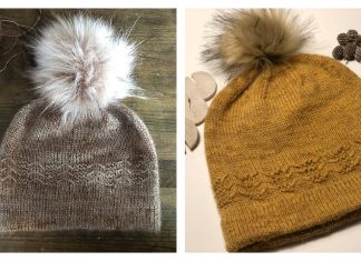 Leni Casual Hat Free Knitting Pattern