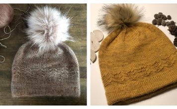 Leni Casual Hat Free Knitting Pattern