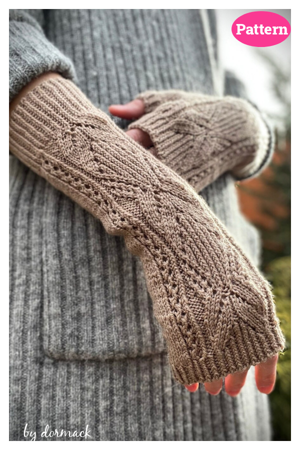 Lucille Mitts Knitting Pattern
