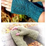 Merletto Mitts Free Knitting Pattern