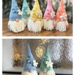 Rainbow Gnome Knitting Pattern