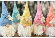 Rainbow Gnome Knitting Pattern