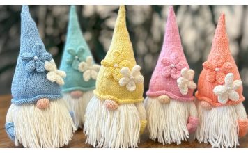 Rainbow Gnome Knitting Pattern Rainbow Gnome Knitting Pattern