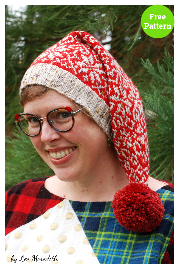 Red Nick's Fancy Hat Free Knitting Pattern