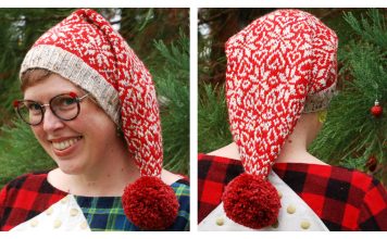 Red Nick’s Fancy Hat Free Knitting Pattern Red Nick's Fancy Hat Free Knitting Pattern